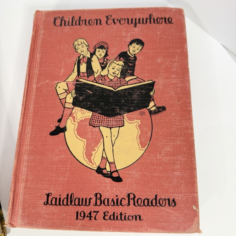 Vintage 1940s–1950s Basic Readers School Books Lot of 3 Hardcover - Picture 5 of 10
